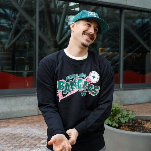 Official League x Portland Bangers Logo Crewneck Sweatshirt