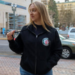 Official League x Portland Bangers Crest Black Zip-up Hoodie